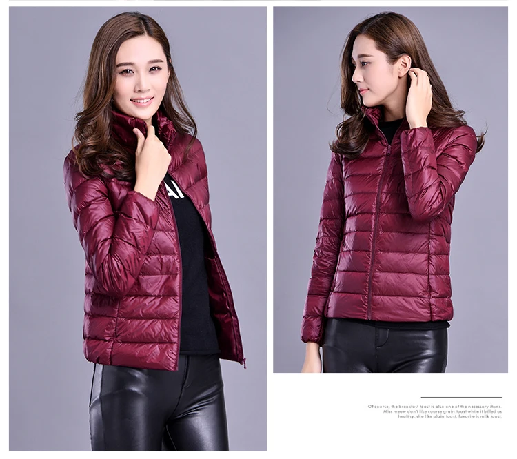Spring Autumn Women Jackets 2024 Winter Female White duck down Jacket Fashion Ultralight Women Parka Packable Casual Puffer Coat