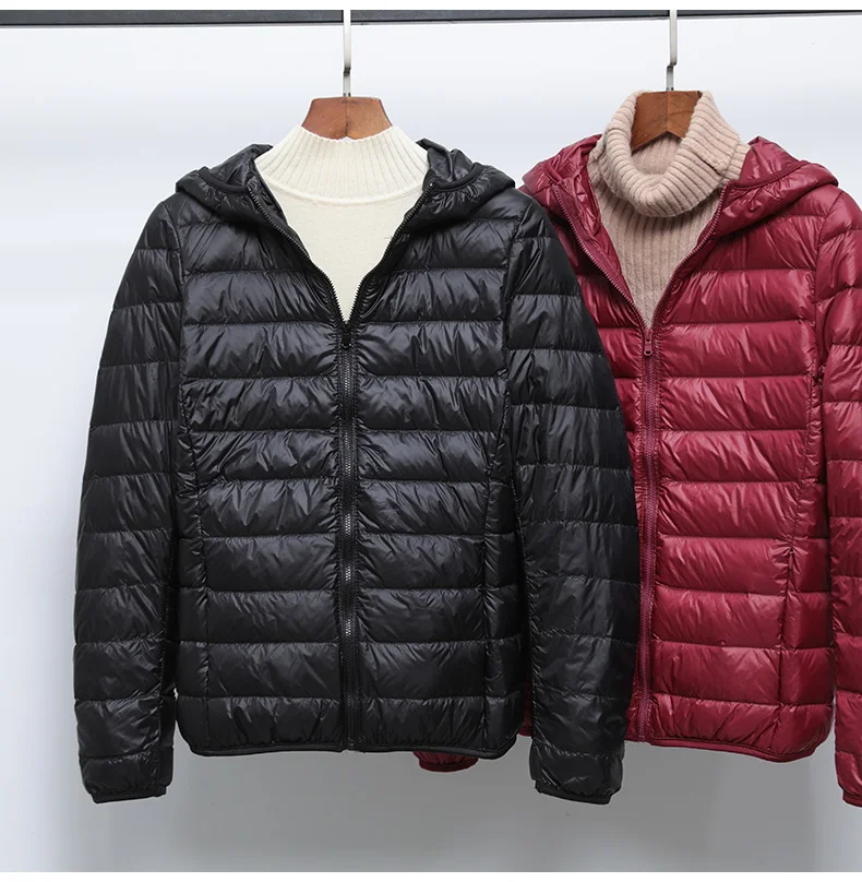Spring Autumn Women Jackets 2024 Winter Female White duck down Jacket Fashion Ultralight Women Parka Packable Casual Puffer Coat