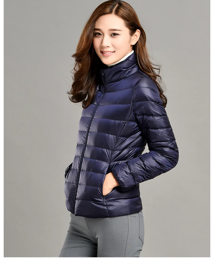 Spring Autumn Women Jackets 2024 Winter Female White duck down Jacket Fashion Ultralight Women Parka Packable Casual Puffer Coat