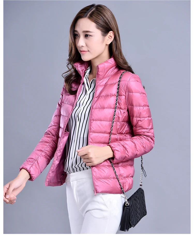 Spring Autumn Women Jackets 2024 Winter Female White duck down Jacket Fashion Ultralight Women Parka Packable Casual Puffer Coat