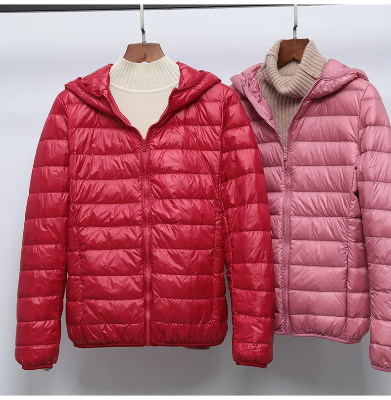 Spring Autumn Women Jackets 2024 Winter Female White duck down Jacket Fashion Ultralight Women Parka Packable Casual Puffer Coat