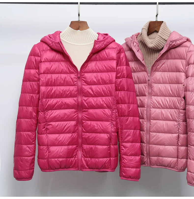 Spring Autumn Women Jackets 2024 Winter Female White duck down Jacket Fashion Ultralight Women Parka Packable Casual Puffer Coat