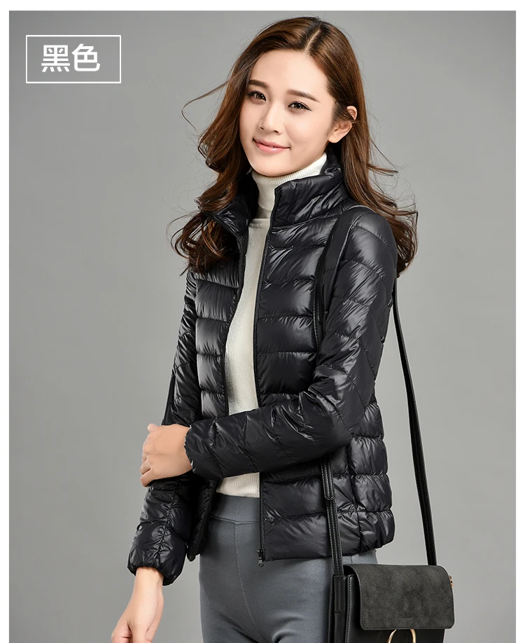 Spring Autumn Women Jackets 2024 Winter Female White duck down Jacket Fashion Ultralight Women Parka Packable Casual Puffer Coat