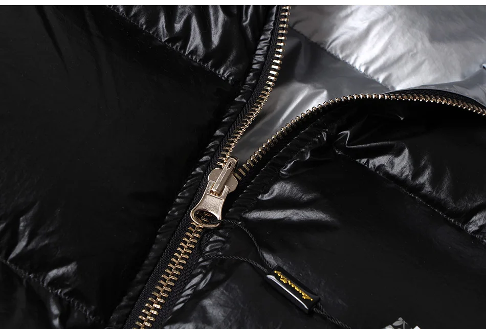 Maomaokong Winter Jacket Women Real Fur Coat Parkas Duck Down Lining Coat Real Raccoon Fur Collar Warm Black Streetwear