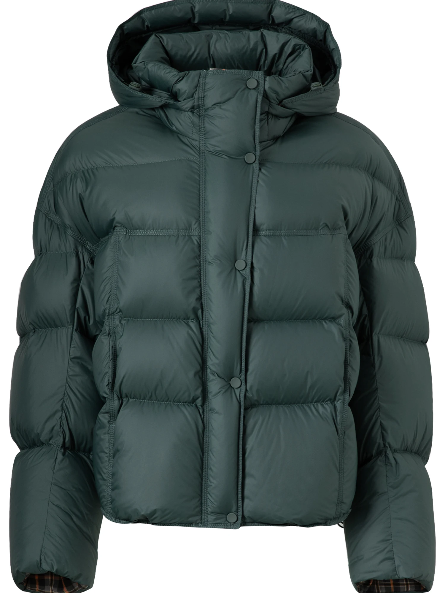 FSLE Winter Women Hooded Short Puffer Jacket Downcoat Bubble Style Thick Warm Coat Oversize Short Quilted Outerwear Duckdown