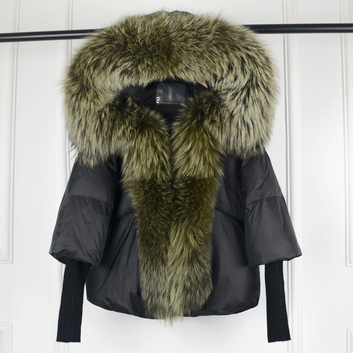 Lagabogy 2025 Winter Women Warm White Duck Down Jacket Loose Hood Puffer Coat Natural Real Fox Fur Collar Thick Luxury Outerwear