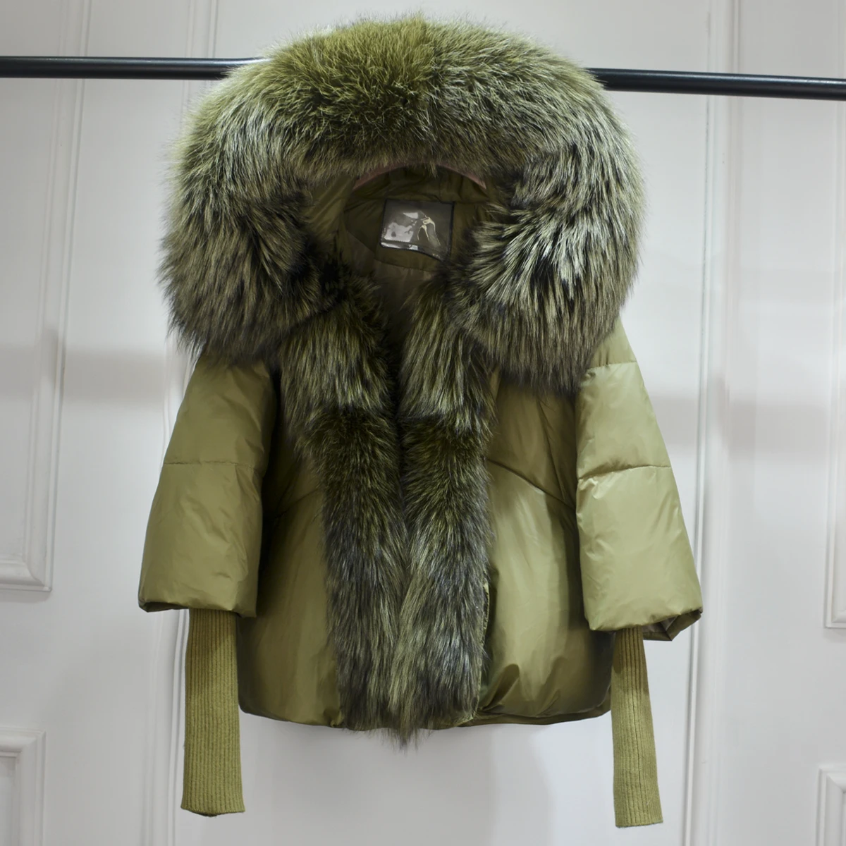 Lagabogy 2025 Winter Women Warm White Duck Down Jacket Loose Hood Puffer Coat Natural Real Fox Fur Collar Thick Luxury Outerwear