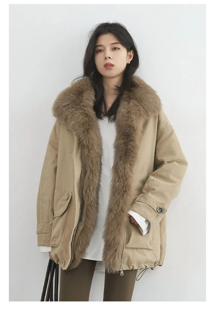 CHIC VEN Fashion Women Down Coats New Loose Casual 90 Goose Down Jacket Female Warm Parka Coat Autumn Winter 2025