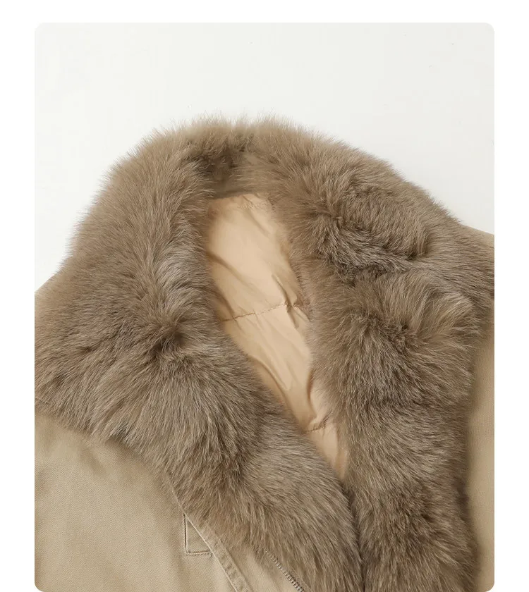 CHIC VEN Fashion Women Down Coats New Loose Casual 90 Goose Down Jacket Female Warm Parka Coat Autumn Winter 2025