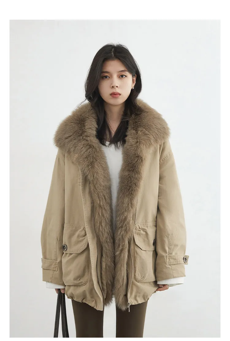 CHIC VEN Fashion Women Down Coats New Loose Casual 90 Goose Down Jacket Female Warm Parka Coat Autumn Winter 2025