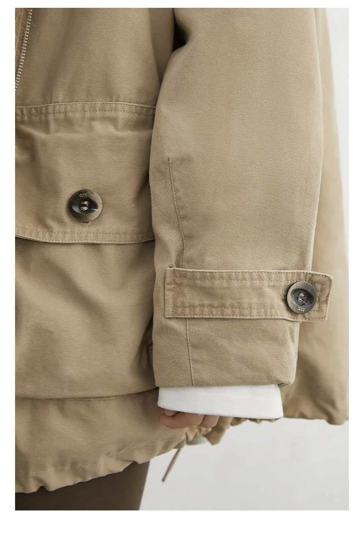 CHIC VEN Fashion Women Down Coats New Loose Casual 90 Goose Down Jacket Female Warm Parka Coat Autumn Winter 2025