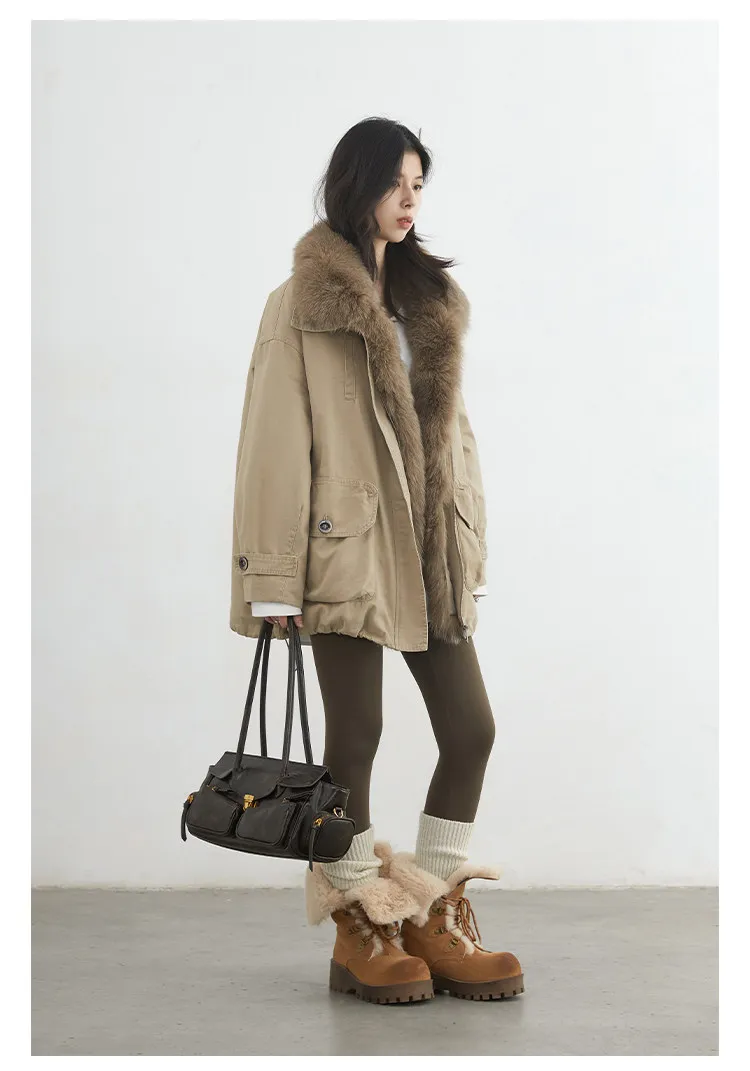 CHIC VEN Fashion Women Down Coats New Loose Casual 90 Goose Down Jacket Female Warm Parka Coat Autumn Winter 2025