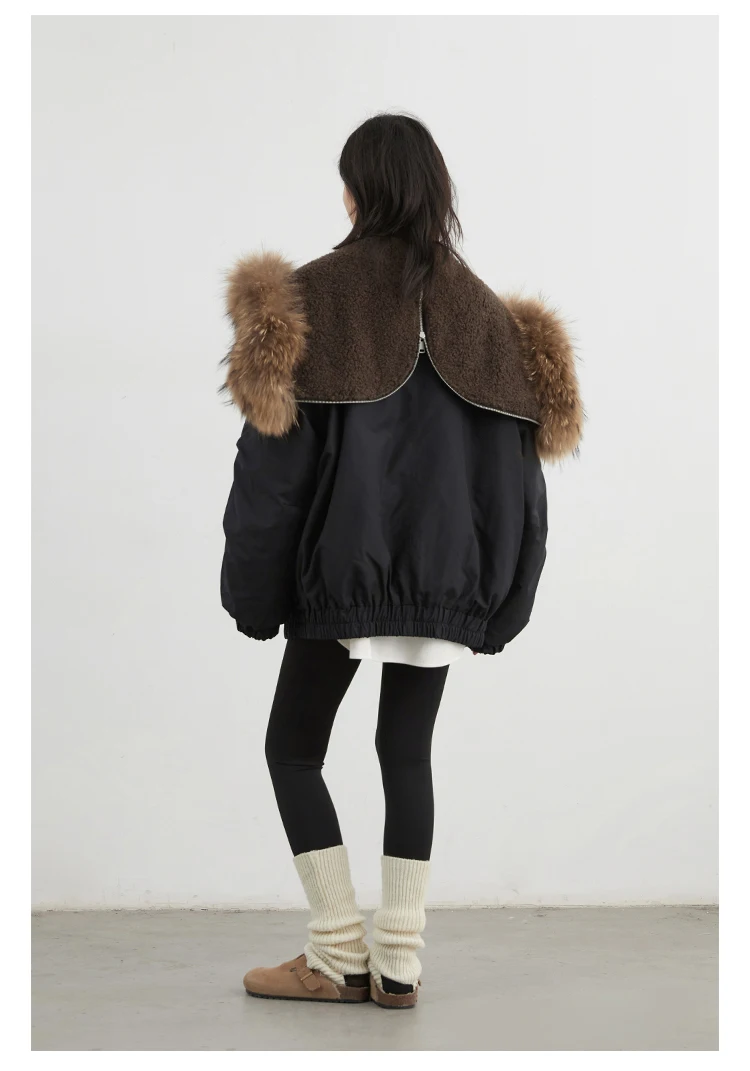 CHIC VEN Korean Women Down Coats Loose Casual Hooded Female Down Jacket Horn Button 90 White Duck Down Jacket Winter 2025