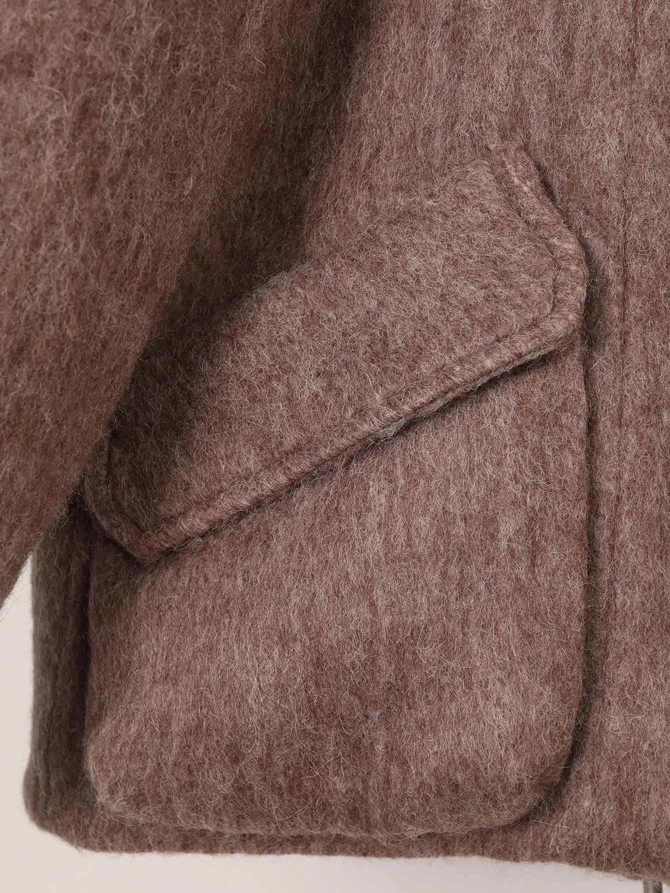 Maomaokong high-end Wool fabric Luxury Women's Big Fox Fur Collar Puffer Jacket Natural Fur down Coat Winter Thickened Warm