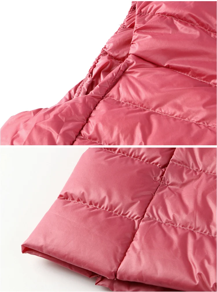Schinteon S-8XL Women Ultra Light Down Vest Casual Slim White Duck Down Bottoming Sleeveless Winter Warm Liner Clothing