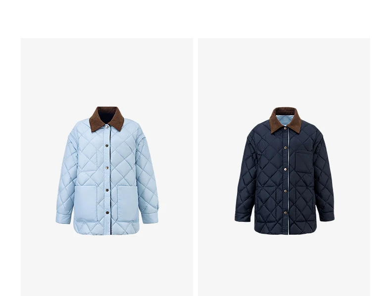 TOYOUTH Women 90% White Duck Down Jacket 2025 Winter New Double Side Antibacterial Turn Down Collar Parka Female Outwear Coat