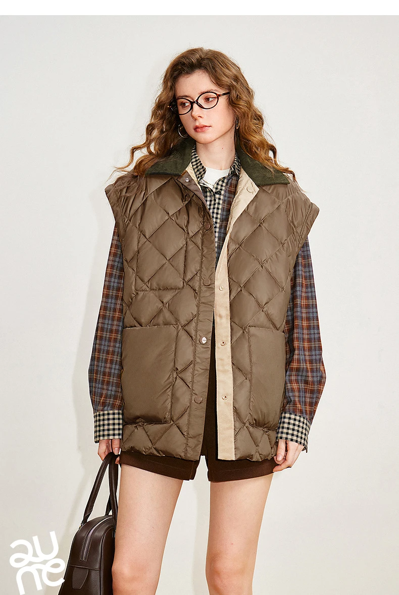 TOYOUTH Women 90% White Duck Down Jacket 2025 Winter New Double Side Antibacterial Turn Down Collar Parka Female Outwear Coat