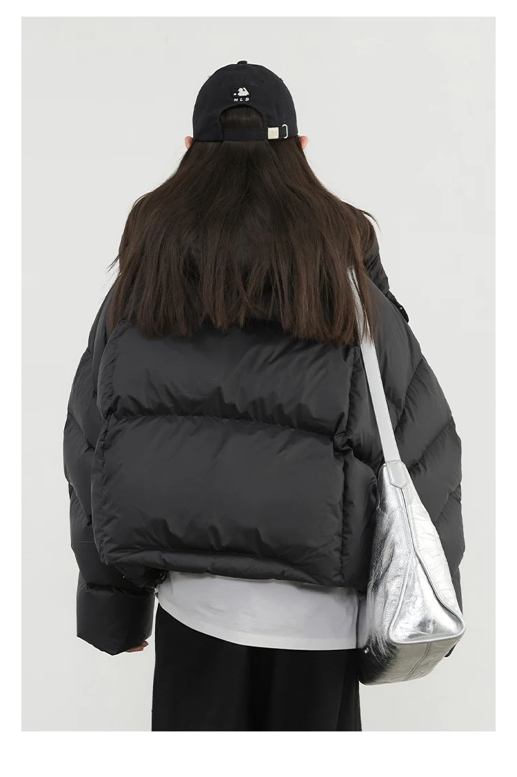 CHIC VEN Women Down Coats Loose Casual New Hooded 90 White Duck Down Female Down Jacket Autumn Winter 2025