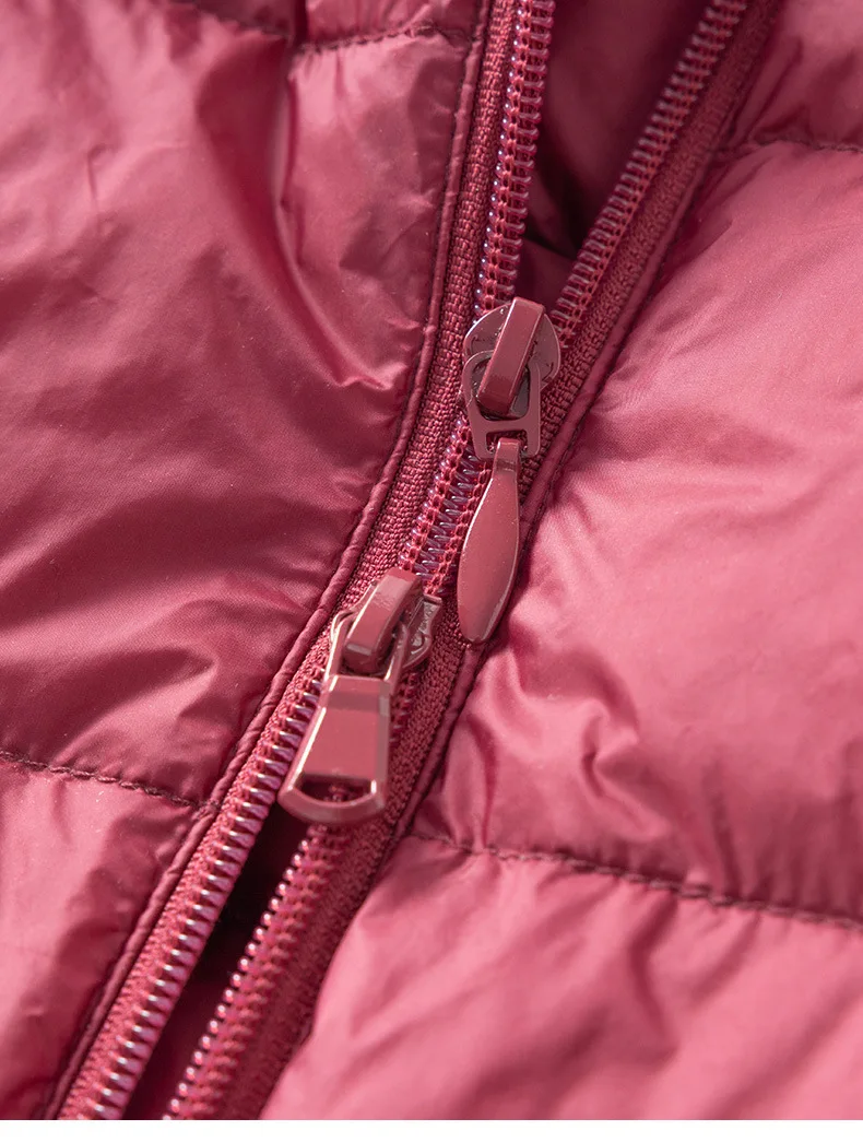 2022 Autumn Winter Women Down Coat Warm Lightweight White Duck Down Jacket Parkas Ladies Loose Long Hooded Windproof Outwears