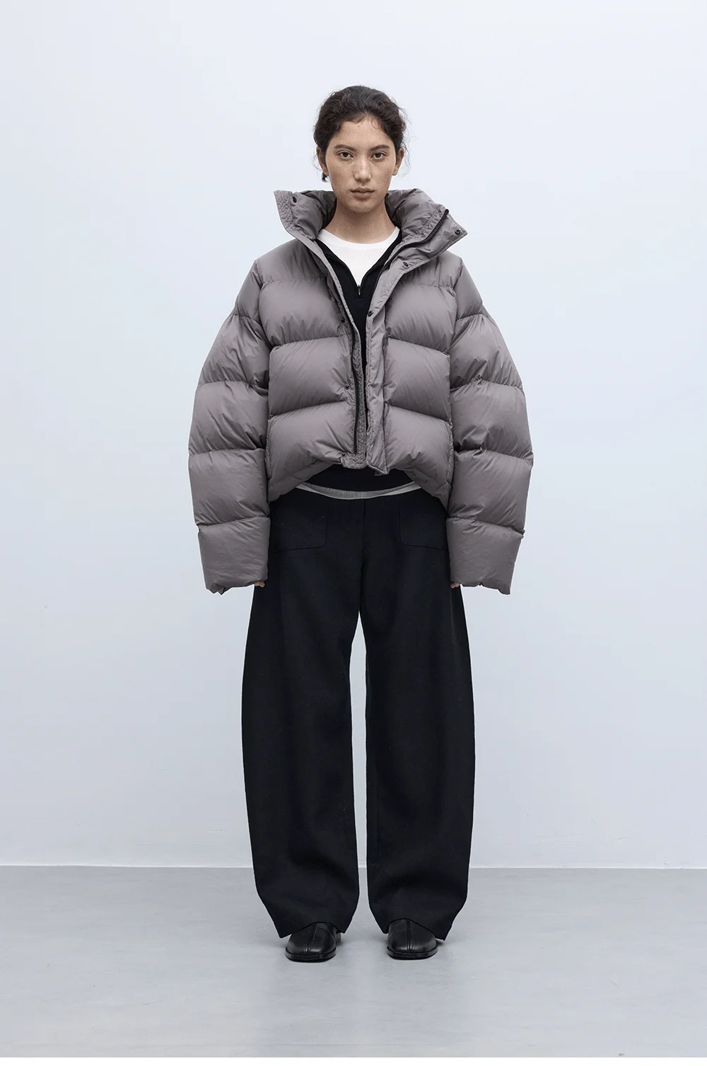 Fashion Bloggers Are All Wearing It~ Lightweight and Warm Short down Jacket, 270g White Duck down Puffer Jacket, New Winter Women's Coat