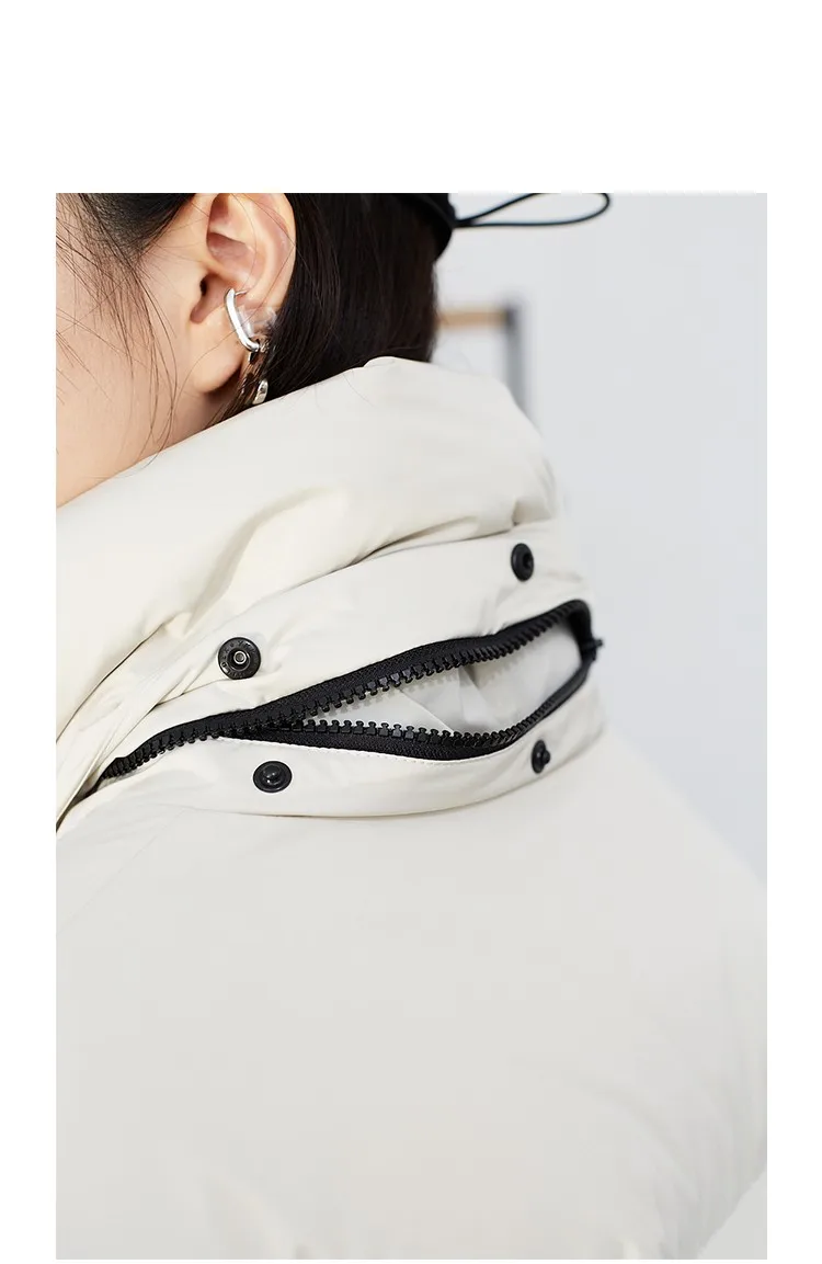 Fashion Bloggers Are All Wearing It~ Lightweight and Warm Short down Jacket, 270g White Duck down Puffer Jacket, New Winter Women's Coat