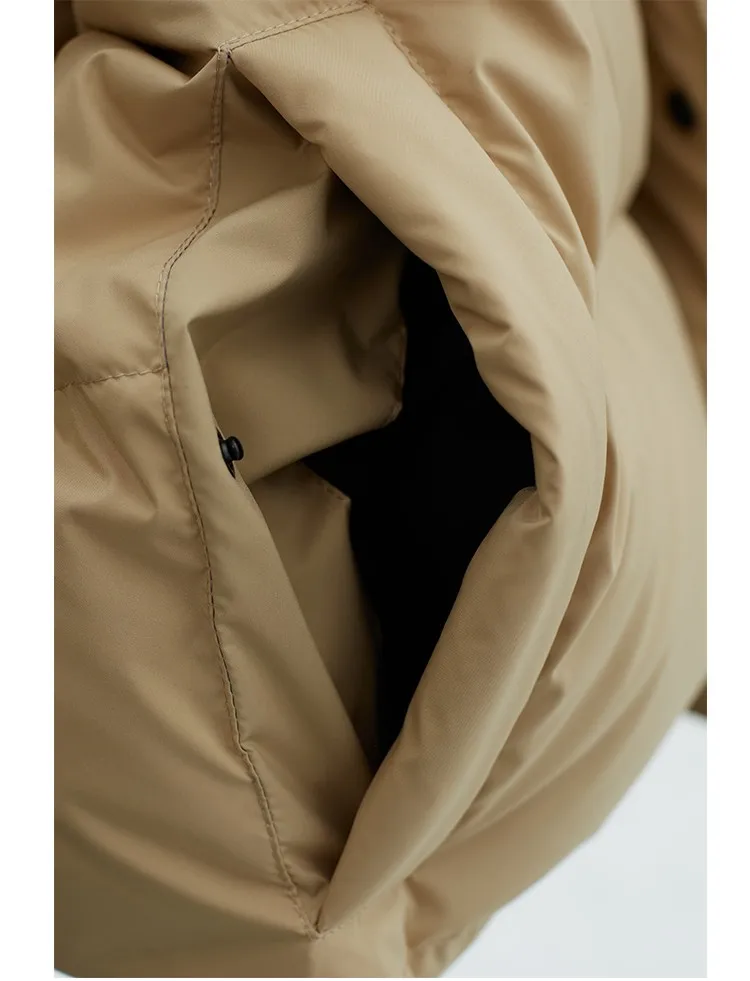 Fashion Bloggers Are All Wearing It~ Lightweight and Warm Short down Jacket, 270g White Duck down Puffer Jacket, New Winter Women's Coat