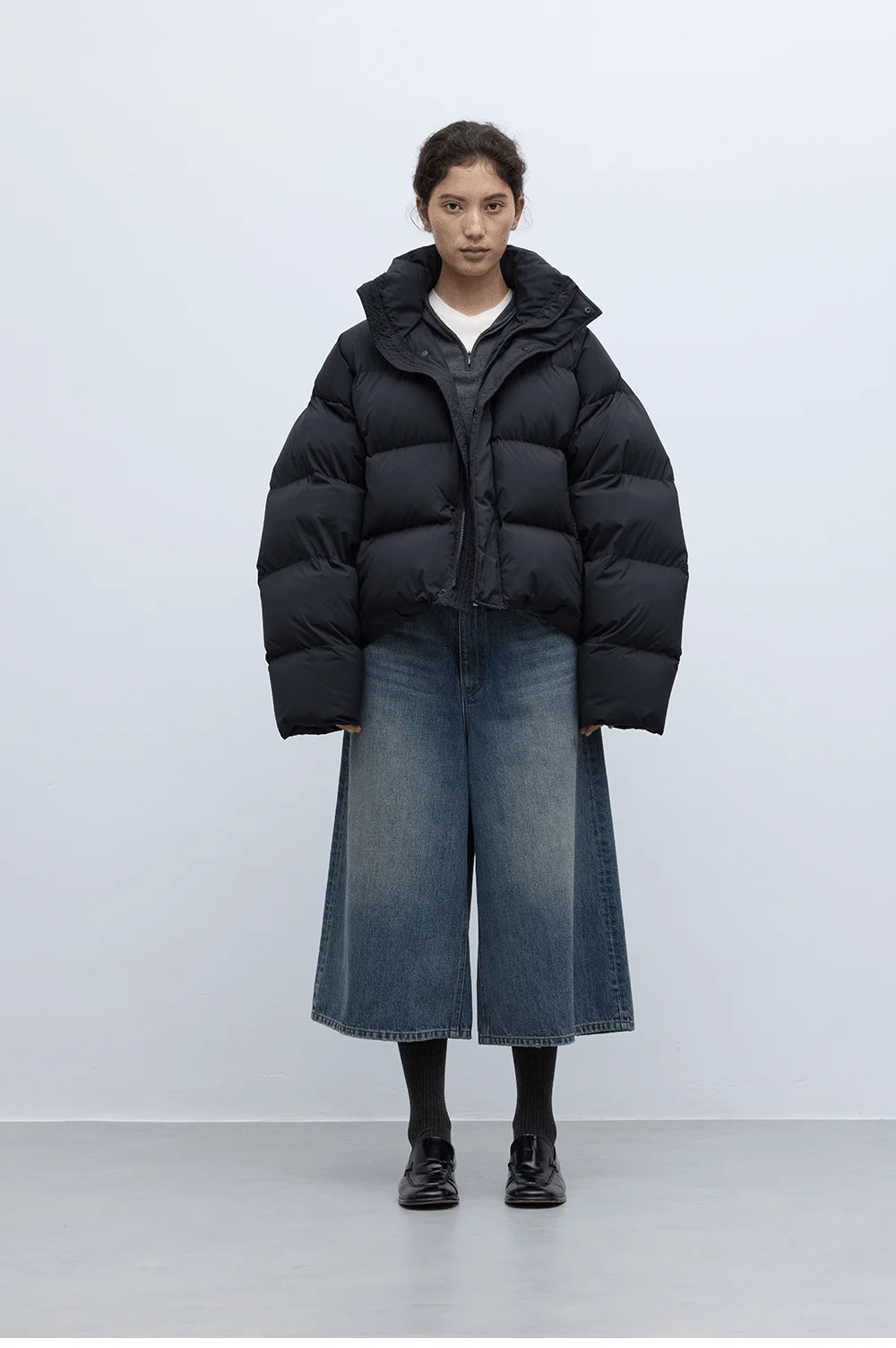 Fashion Bloggers Are All Wearing It~ Lightweight and Warm Short down Jacket, 270g White Duck down Puffer Jacket, New Winter Women's Coat