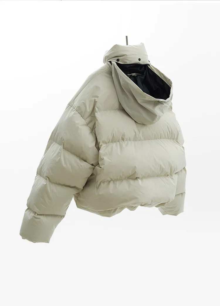 Fashion Bloggers Are All Wearing It~ Lightweight and Warm Short down Jacket, 270g White Duck down Puffer Jacket, New Winter Women's Coat
