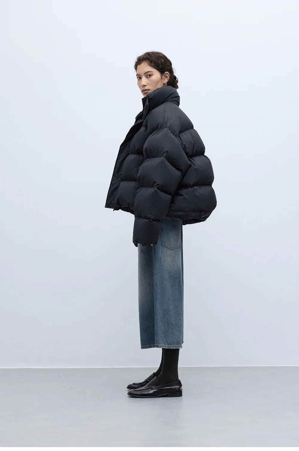 Fashion Bloggers Are All Wearing It~ Lightweight and Warm Short down Jacket, 270g White Duck down Puffer Jacket, New Winter Women's Coat