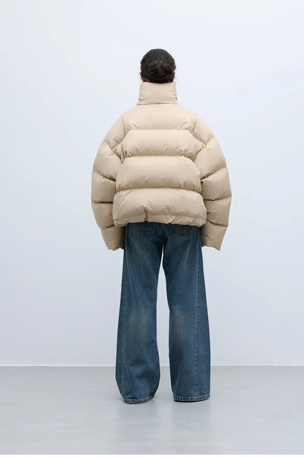 Fashion Bloggers Are All Wearing It~ Lightweight and Warm Short down Jacket, 270g White Duck down Puffer Jacket, New Winter Women's Coat