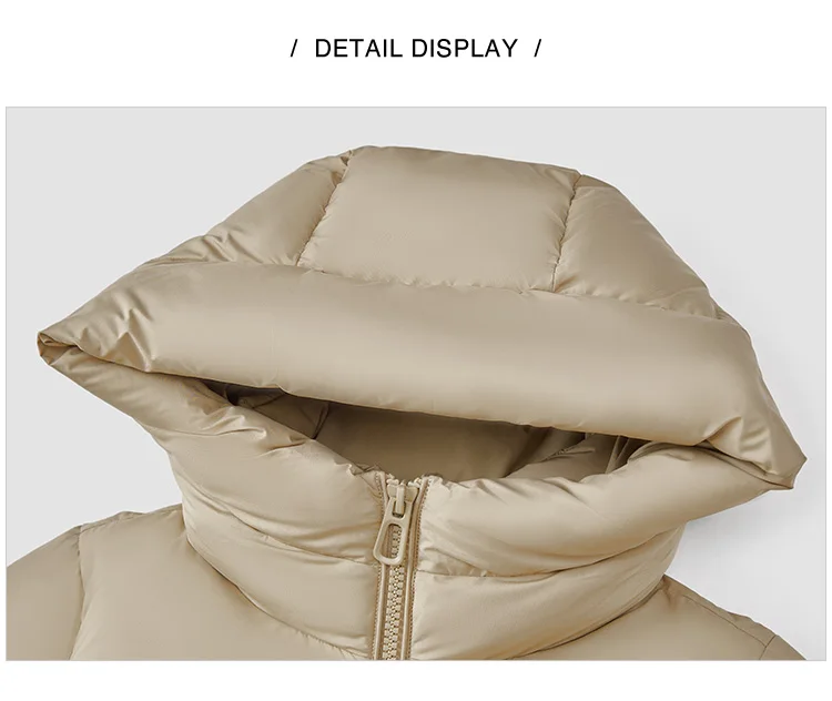 Semir Down Jacket Women Long Length Hooded Loose 2026 New Winter Goose Down Waterproof Oil-proof Stain-proof Women Winter Parka