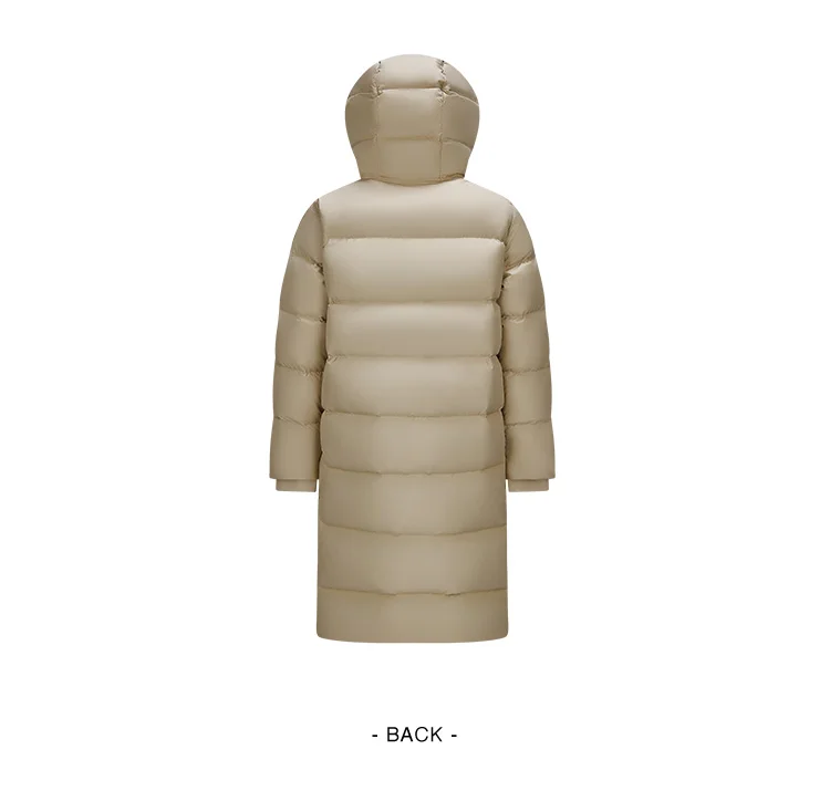 Semir Down Jacket Women Long Length Hooded Loose 2026 New Winter Goose Down Waterproof Oil-proof Stain-proof Women Winter Parka