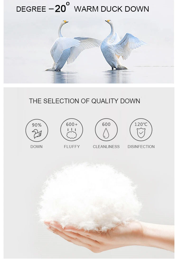 Janveny 2025 New Winter Hooded Drawstring Loose Puffer Jacket Women Solid Casual Silhouette Long 90% White Duck Down Warm Coat