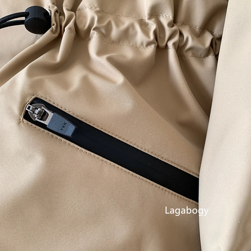 Lagabogy 2025 Autumn Winter Women Outdoor Waterproof Windbreaker Style 90% White Duck Down Jacket Female Short Loose Hooded Coat