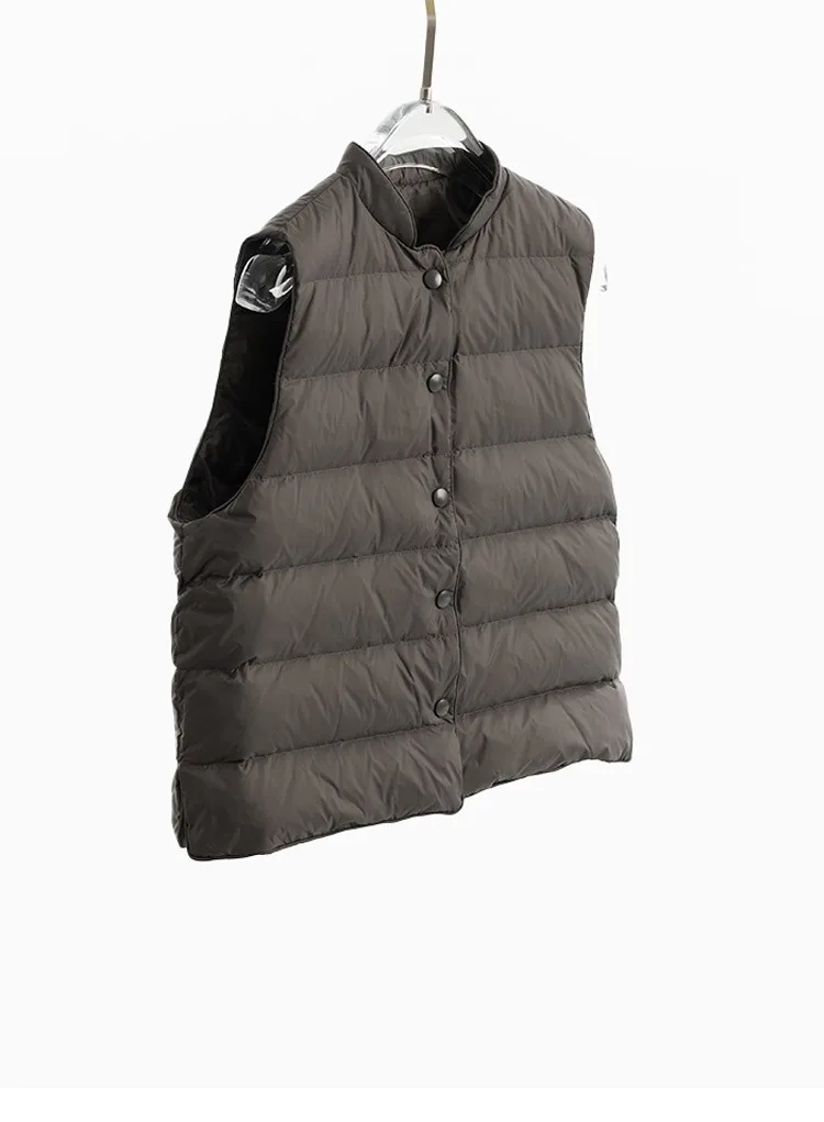Women's Inner-Wear Thermal down Vest~90% Duck Down, Can Be Worn Outside, Slim Fit Sleeveless Vest, 2026 Autumn and Winter New Style