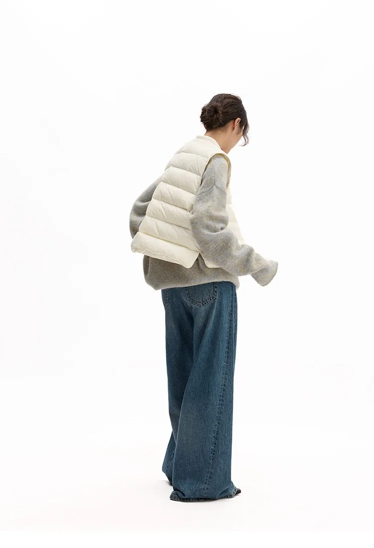 Women's Inner-Wear Thermal down Vest~90% Duck Down, Can Be Worn Outside, Slim Fit Sleeveless Vest, 2026 Autumn and Winter New Style