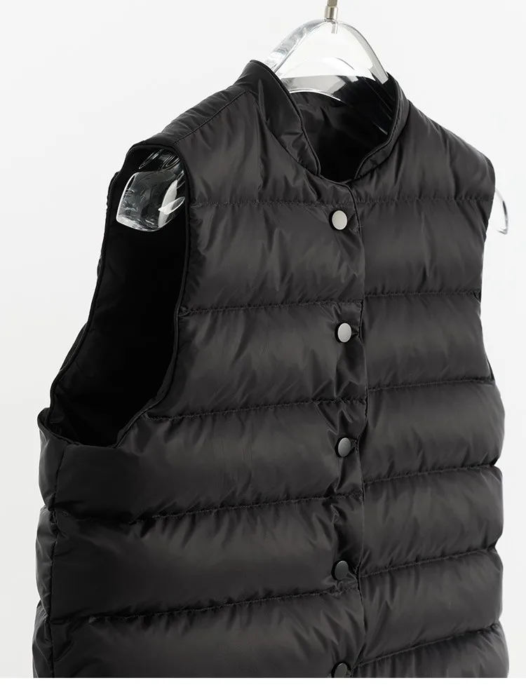 Women's Inner-Wear Thermal down Vest~90% Duck Down, Can Be Worn Outside, Slim Fit Sleeveless Vest, 2026 Autumn and Winter New Style