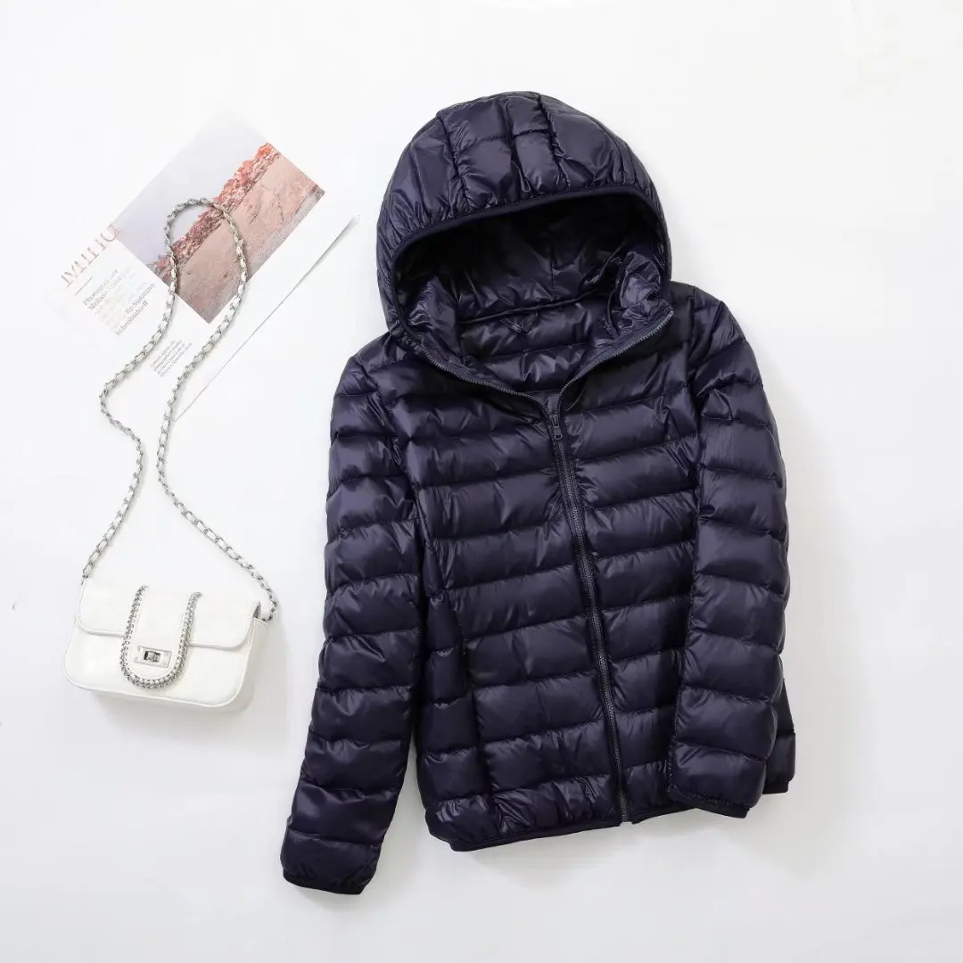 NewBang 7XL Down Jacket Women Hooded Ultra Light Down Jacket Women Plus Feather Winter Thin Warm Windbreaker Coats