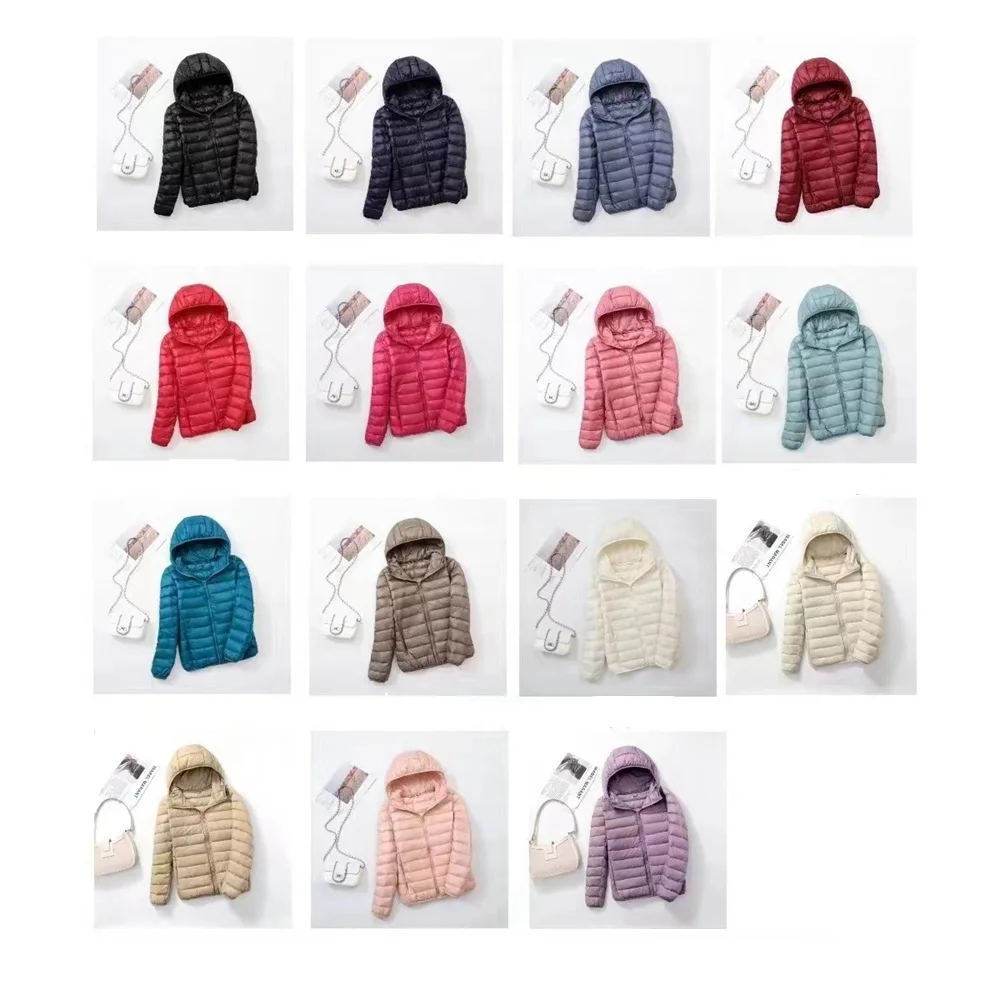 NewBang 7XL Down Jacket Women Hooded Ultra Light Down Jacket Women Plus Feather Winter Thin Warm Windbreaker Coats