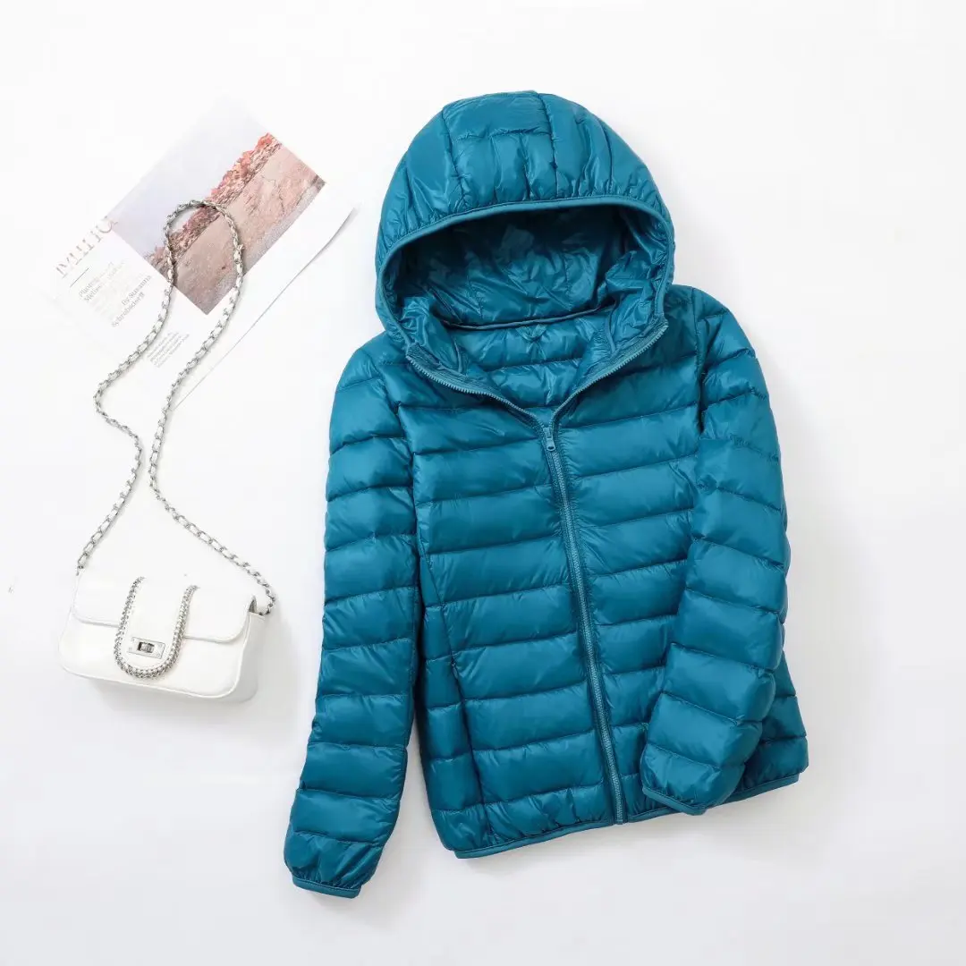 NewBang 7XL Down Jacket Women Hooded Ultra Light Down Jacket Women Plus Feather Winter Thin Warm Windbreaker Coats