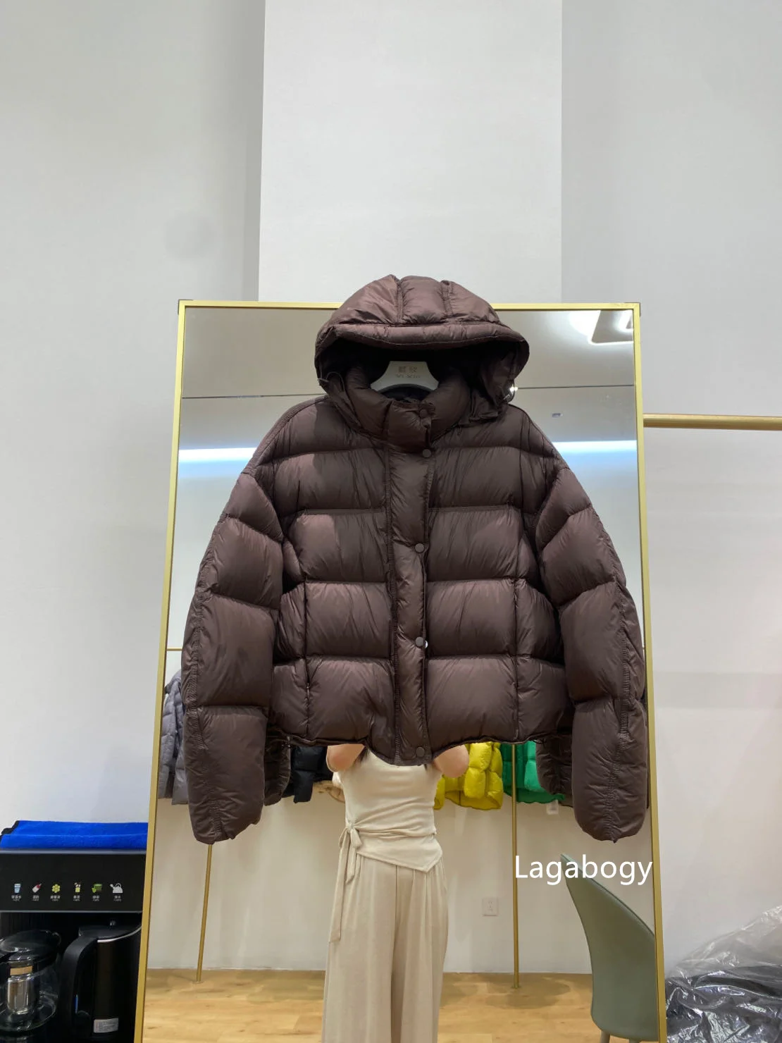 Lagabogy 2026 New Autumn Winter White Duck Down Jackets For Women Solid Thick Warm Loose Parkas Female Hooded Zipper Puffer Coat