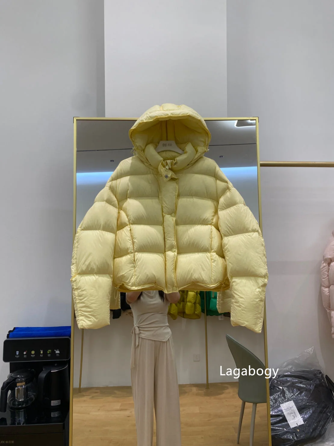 Lagabogy 2026 New Autumn Winter White Duck Down Jackets For Women Solid Thick Warm Loose Parkas Female Hooded Zipper Puffer Coat