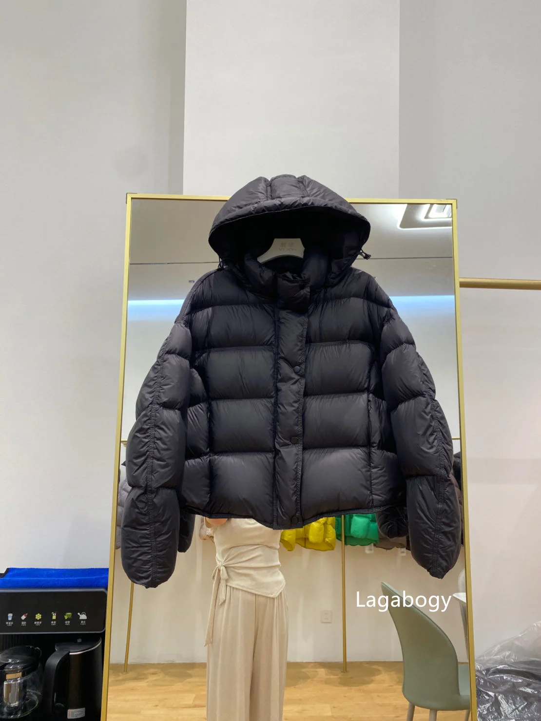 Lagabogy 2026 New Autumn Winter White Duck Down Jackets For Women Solid Thick Warm Loose Parkas Female Hooded Zipper Puffer Coat