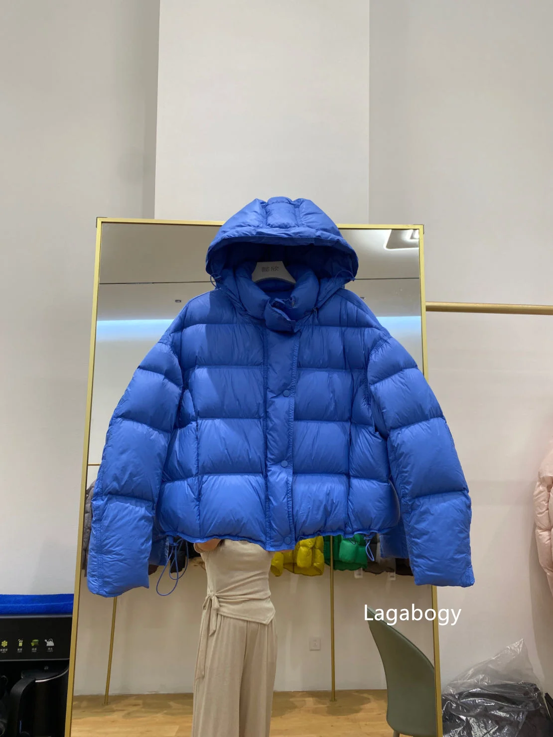 Lagabogy 2026 New Autumn Winter White Duck Down Jackets For Women Solid Thick Warm Loose Parkas Female Hooded Zipper Puffer Coat