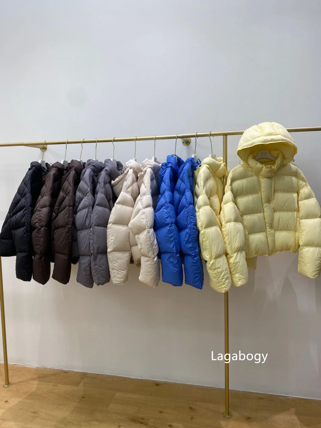 Lagabogy 2026 New Autumn Winter White Duck Down Jackets For Women Solid Thick Warm Loose Parkas Female Hooded Zipper Puffer Coat