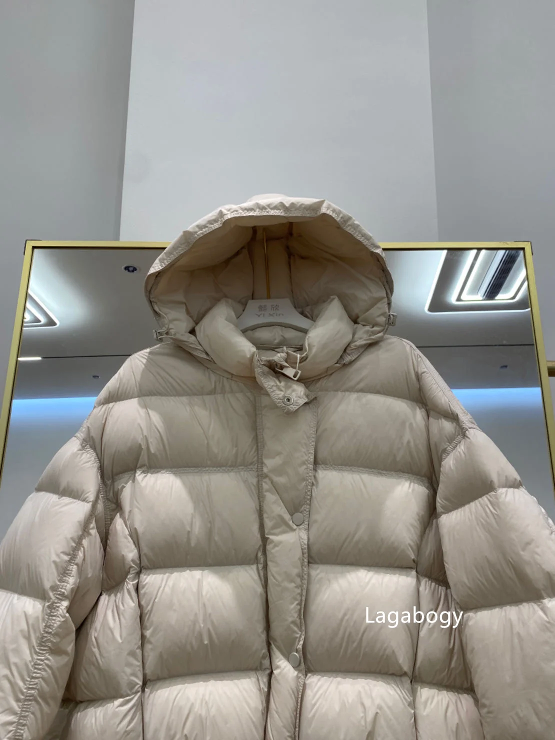 Lagabogy 2026 New Autumn Winter White Duck Down Jackets For Women Solid Thick Warm Loose Parkas Female Hooded Zipper Puffer Coat