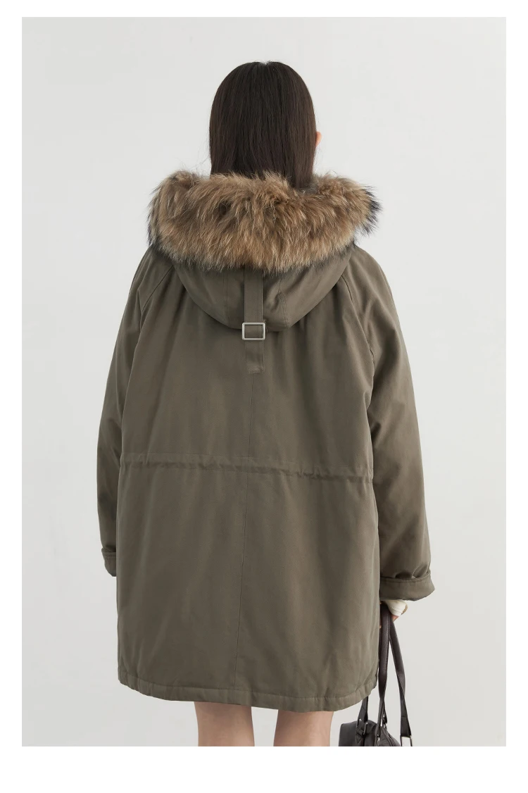 CHIC VEN Women Down Coats Loose Casual 90 White Duck Down Workwear Down Jacket Hooded Female Overcoat Autumn Winter 2024