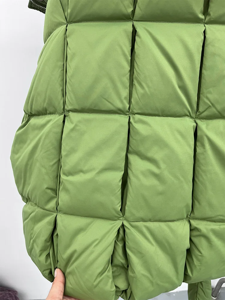 2025 Fashion Winter Women Warm Real Natural Fox Fur Collar Goose Down Jackets Female Outwear Puffer Jackets With Gloves
