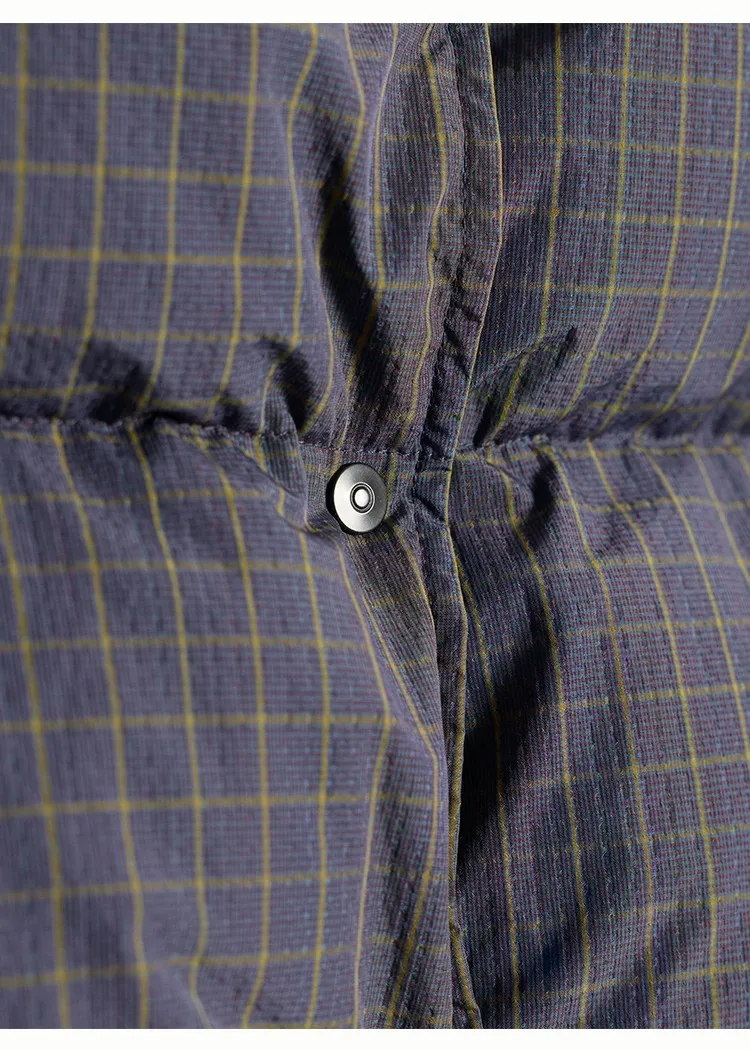 Reversible~Vintage Plaid down Vest, New Style for Women in Winter 2026