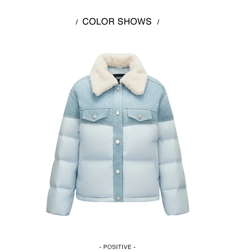 Semir Women Down Jacket Thermal Warmth Antistatic Fabric 90 Percent Down Fill Oversized Fit 2026 Winter Outdoor Layer